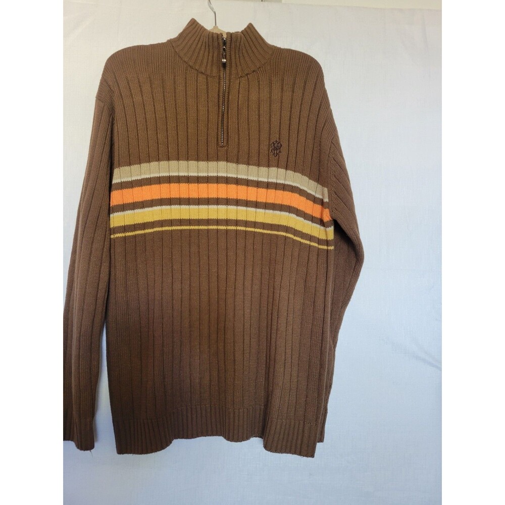 VINTAGE Southpole Authentic  Collection Sweater Men's XL Brawn Zip Hip Hop Y2K